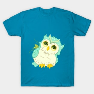 The little green owl- for Men or Women Kids Boys Girls love owl T-Shirt